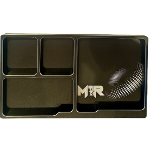 MACH-1 RACING // 4 COMPARTMENT ALLOY PARTS TRAY 90X160